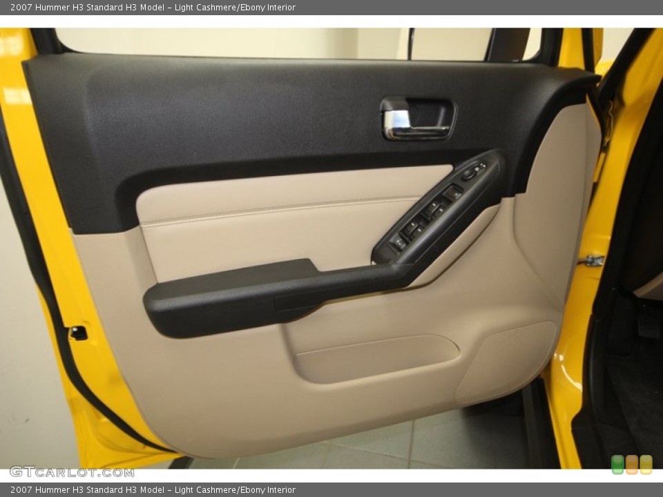 Light Cashmere/Ebony Interior Door Panel for the 2007 Hummer H3  #77073193