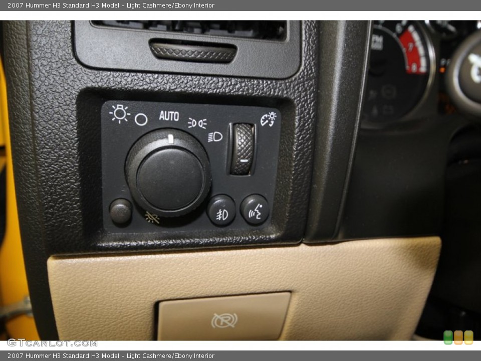 Light Cashmere/Ebony Interior Controls for the 2007 Hummer H3  #77073399