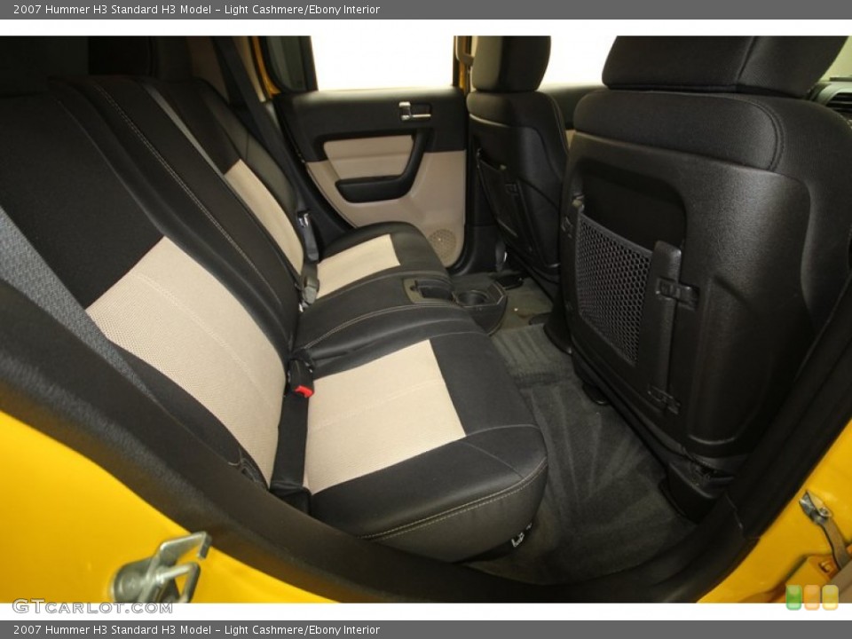 Light Cashmere/Ebony Interior Rear Seat for the 2007 Hummer H3  #77073510