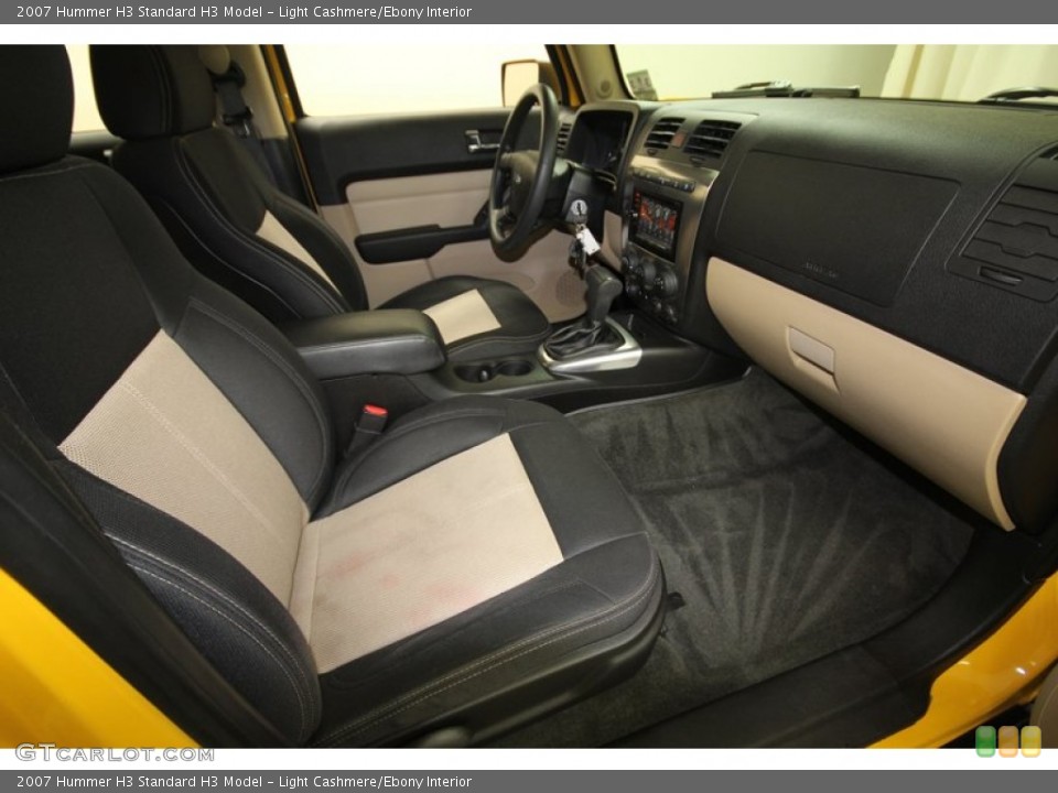 Light Cashmere/Ebony Interior Front Seat for the 2007 Hummer H3  #77073564