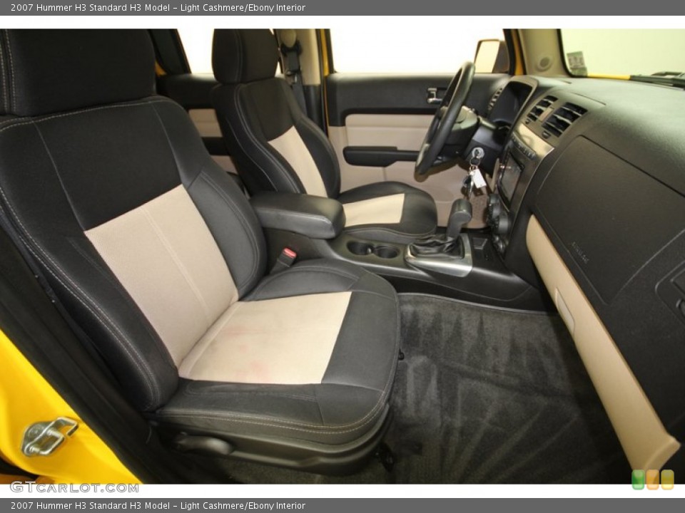 Light Cashmere/Ebony Interior Front Seat for the 2007 Hummer H3  #77073597