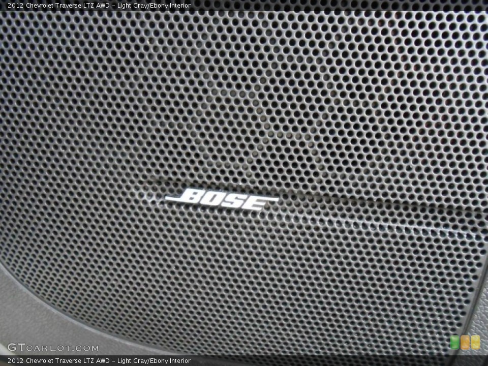 Light Gray/Ebony Interior Audio System for the 2012 Chevrolet Traverse LTZ AWD #77073891