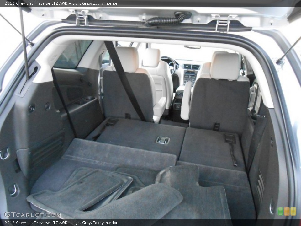 Light Gray/Ebony Interior Trunk for the 2012 Chevrolet Traverse LTZ AWD #77073942