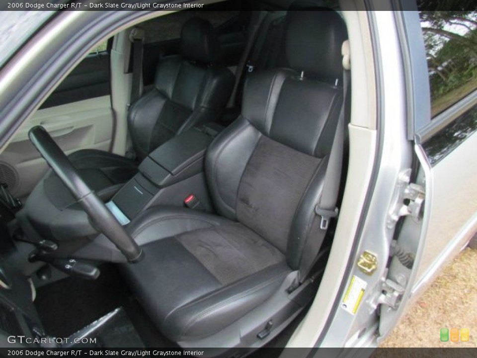 Dark Slate Gray/Light Graystone Interior Front Seat for the 2006 Dodge Charger R/T #77077708