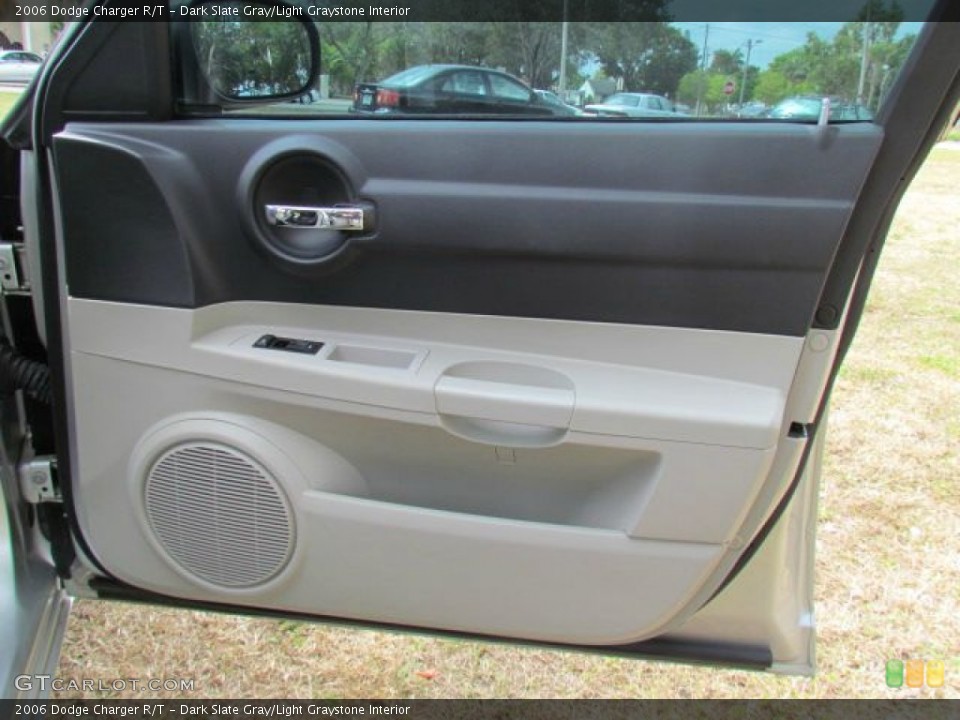 Dark Slate Gray/Light Graystone Interior Door Panel for the 2006 Dodge Charger R/T #77078168