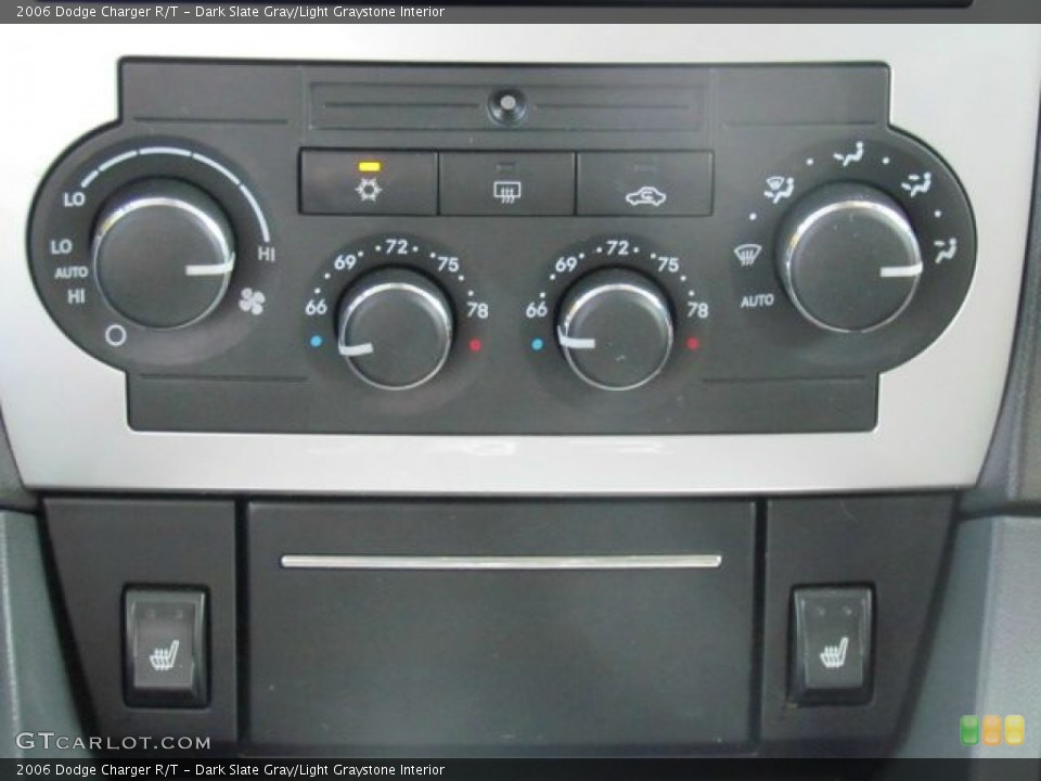 Dark Slate Gray/Light Graystone Interior Controls for the 2006 Dodge Charger R/T #77078240