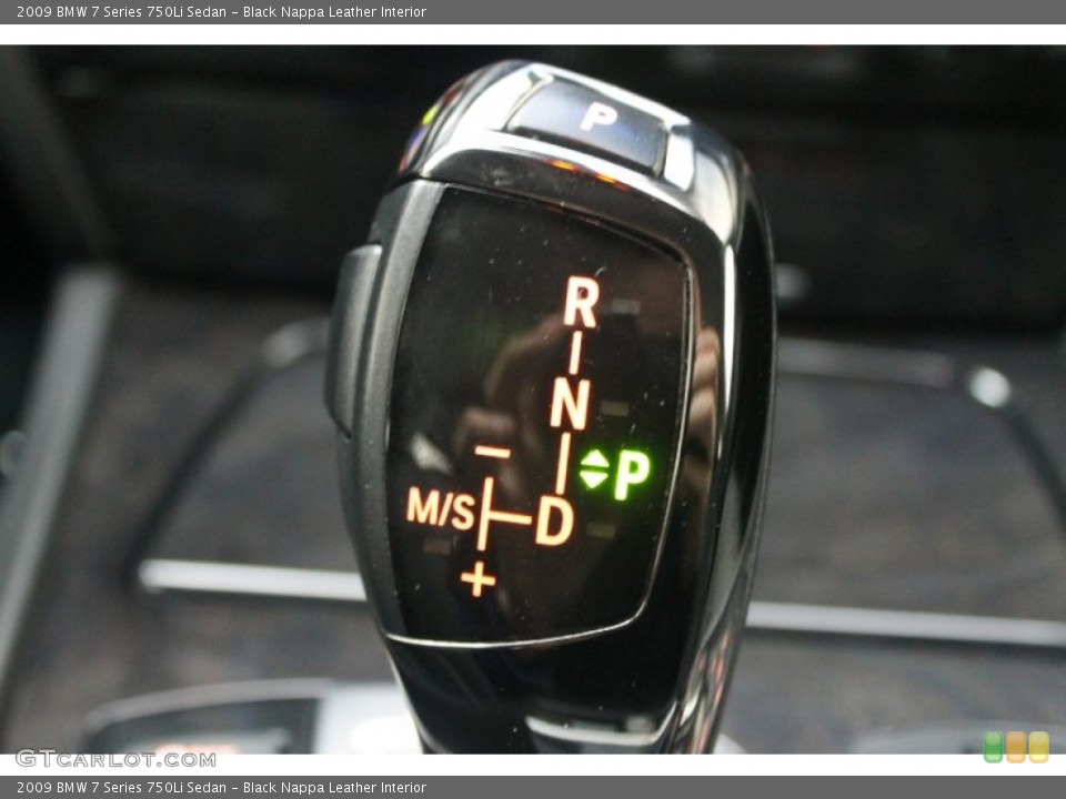 Black Nappa Leather Interior Transmission for the 2009 BMW 7 Series 750Li Sedan #77079005