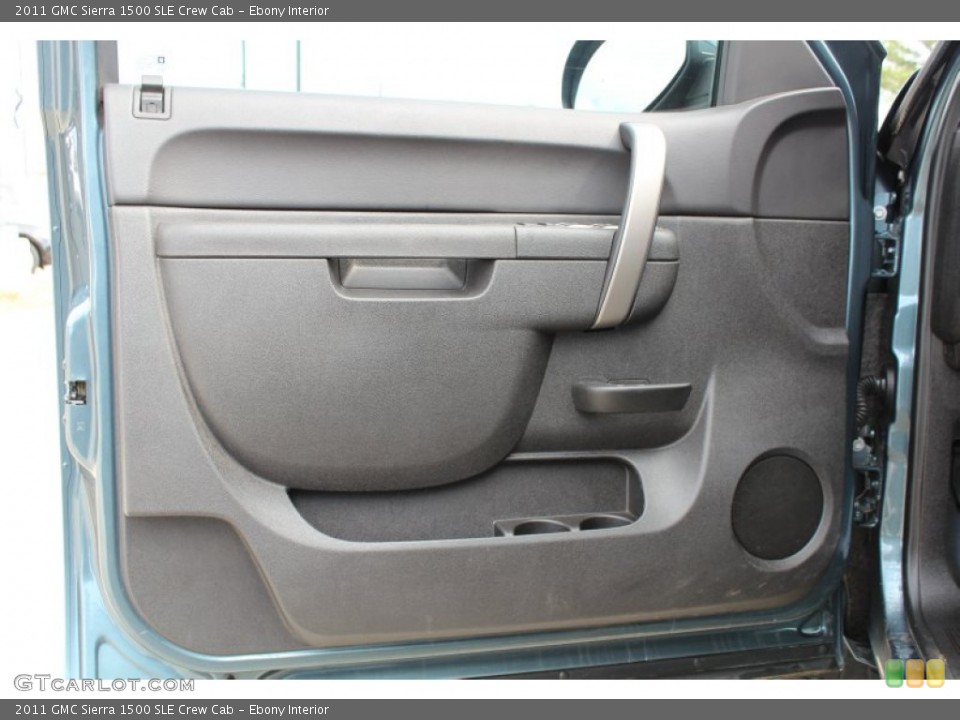 Ebony Interior Door Panel for the 2011 GMC Sierra 1500 SLE Crew Cab #77079683