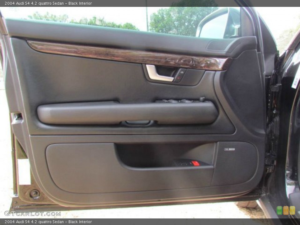 Black Interior Door Panel for the 2004 Audi S4 4.2 quattro Sedan #77080000
