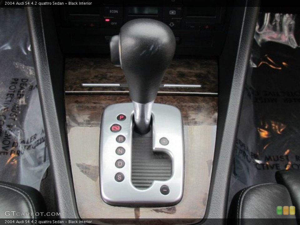Black Interior Transmission for the 2004 Audi S4 4.2 quattro Sedan #77080253