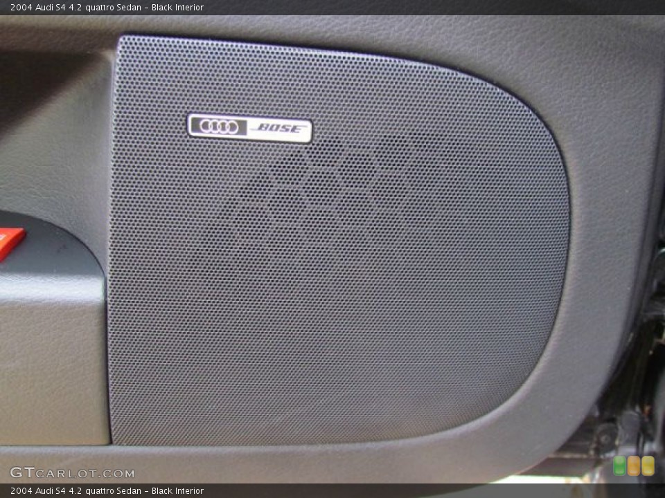 Black Interior Audio System for the 2004 Audi S4 4.2 quattro Sedan #77080606