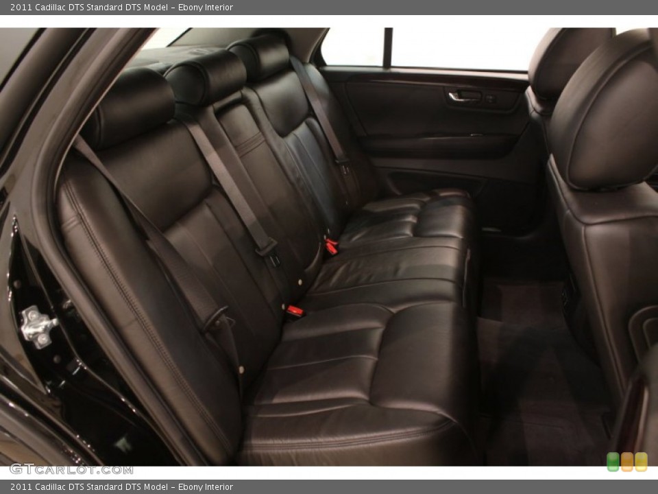 Ebony Interior Rear Seat for the 2011 Cadillac DTS  #77083477