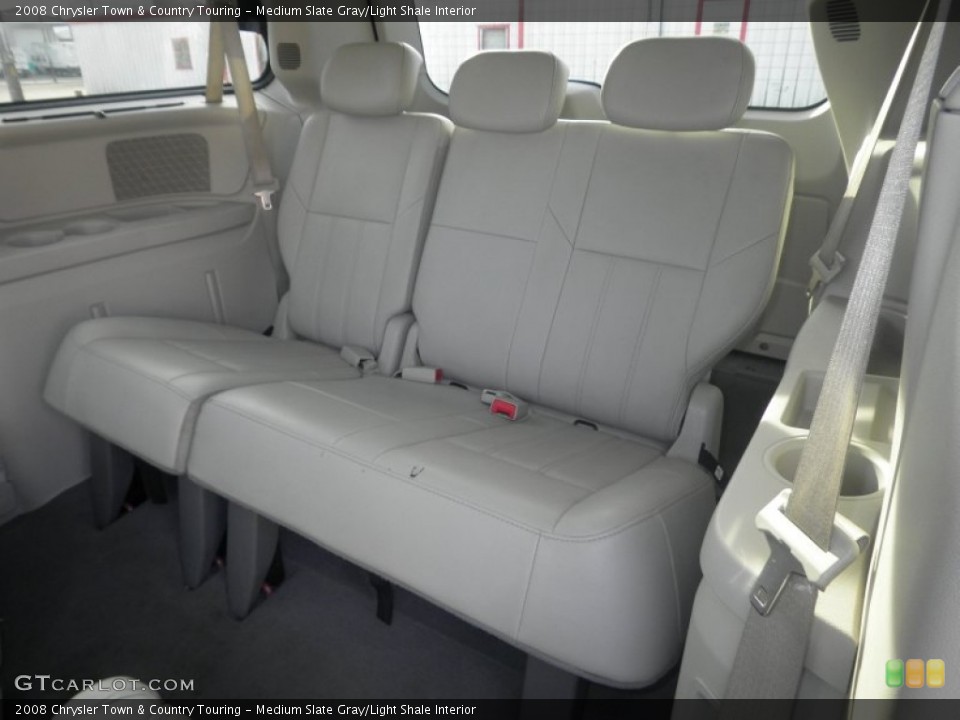 Medium Slate Gray/Light Shale Interior Rear Seat for the 2008 Chrysler Town & Country Touring #77085143