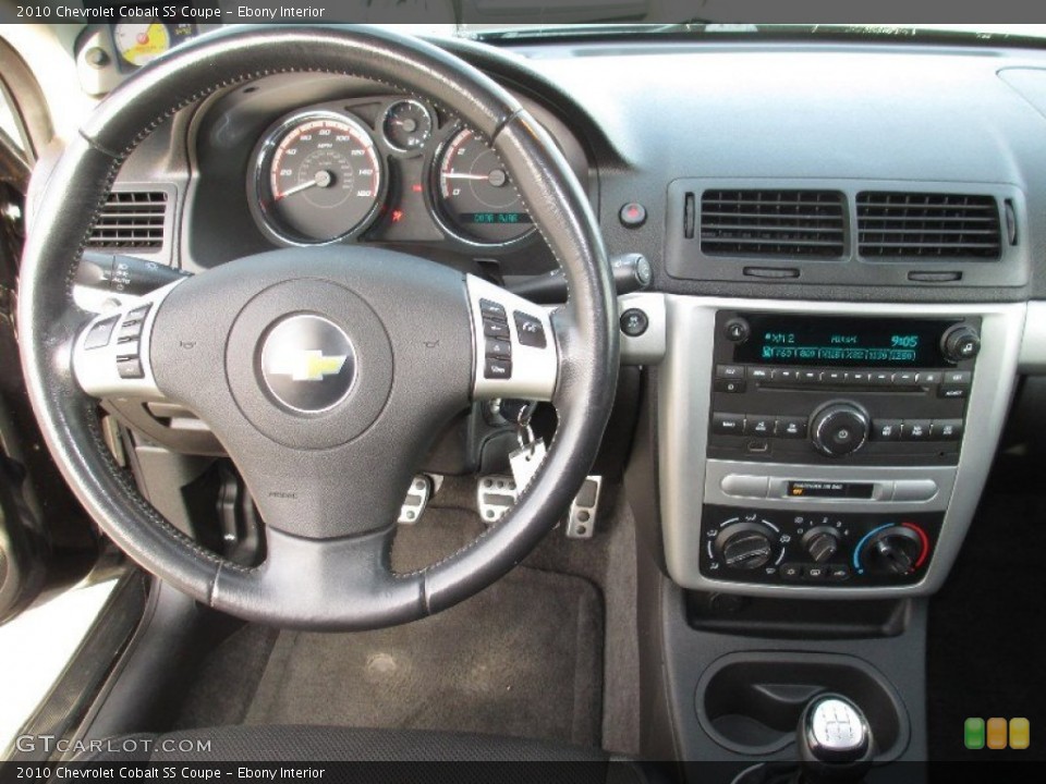 Ebony Interior Dashboard for the 2010 Chevrolet Cobalt SS Coupe #77085413
