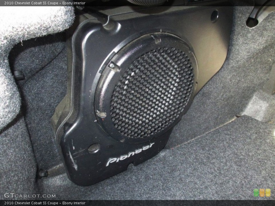 Ebony Interior Audio System for the 2010 Chevrolet Cobalt SS Coupe #77085746