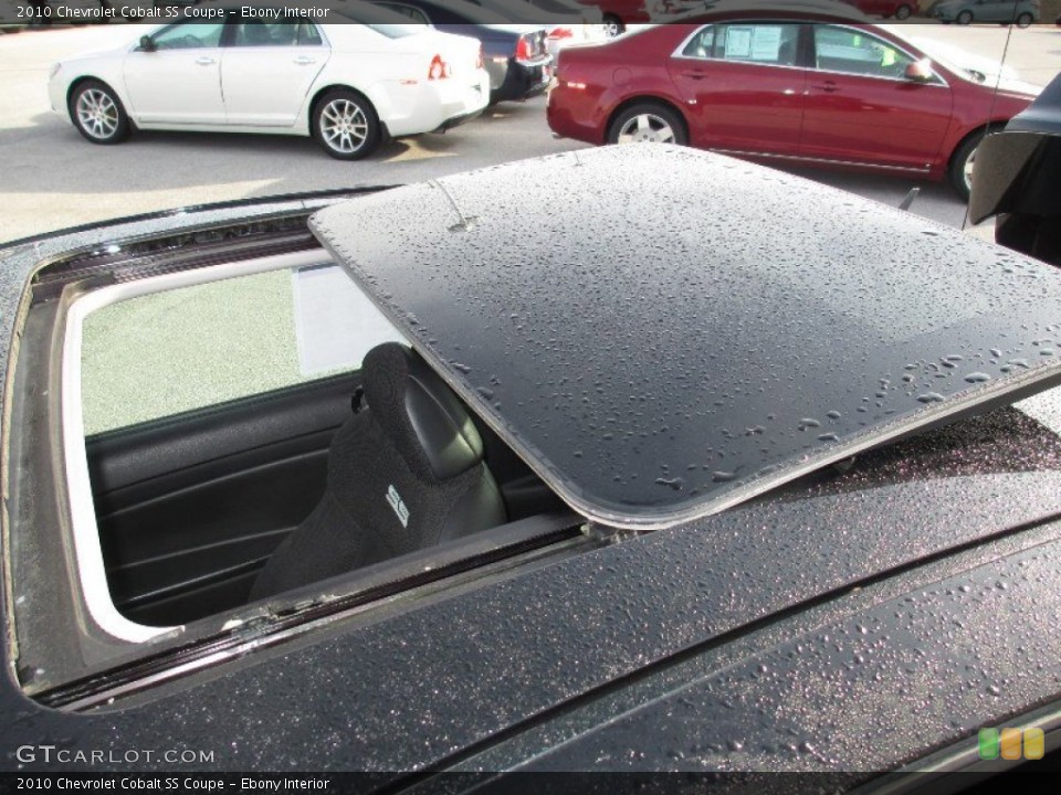 Ebony Interior Sunroof for the 2010 Chevrolet Cobalt SS Coupe #77085917