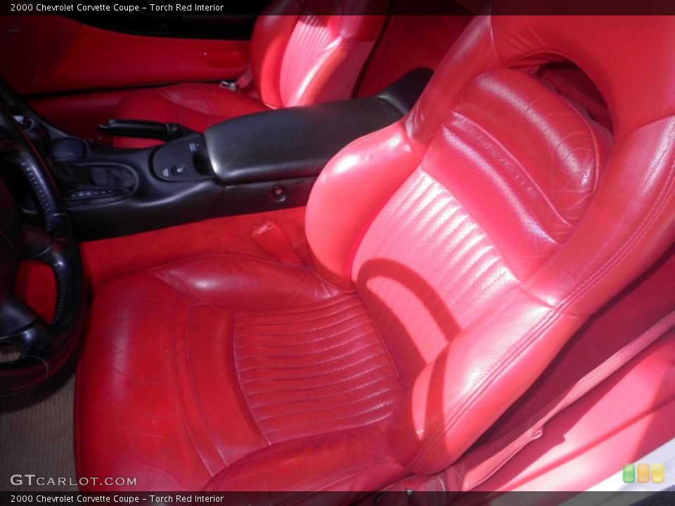 Torch Red 2000 Chevrolet Corvette Interiors