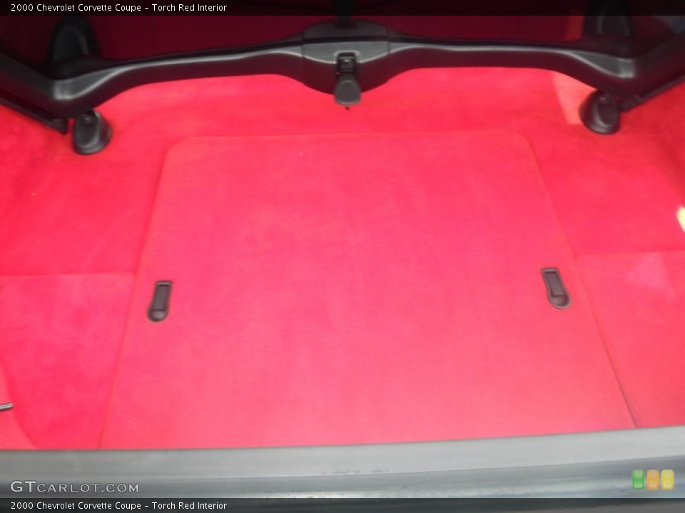 Torch Red Interior Trunk for the 2000 Chevrolet Corvette Coupe #77086378