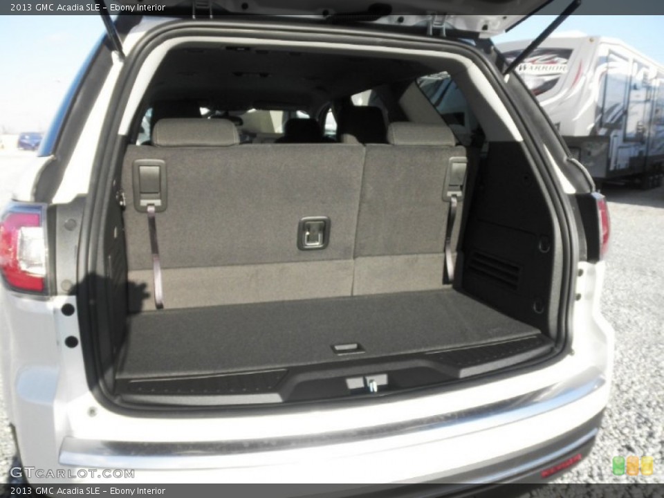 Ebony Interior Trunk for the 2013 GMC Acadia SLE #77088782