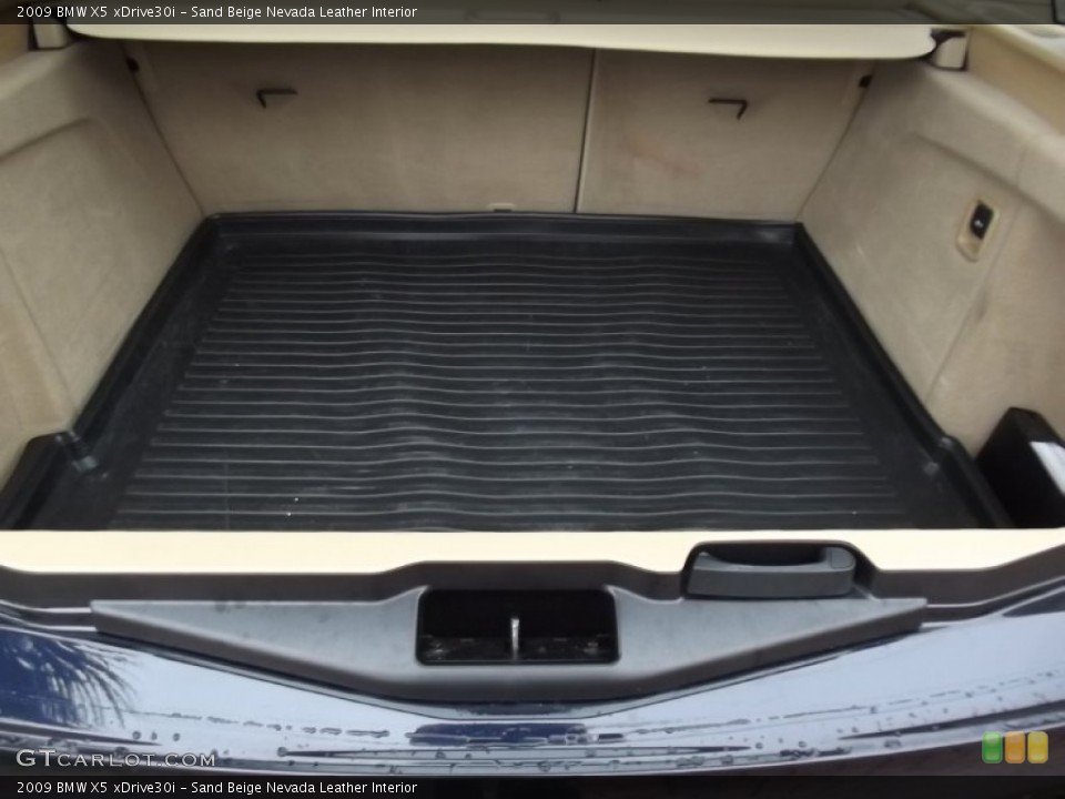 Sand Beige Nevada Leather Interior Trunk for the 2009 BMW X5 xDrive30i #77089352
