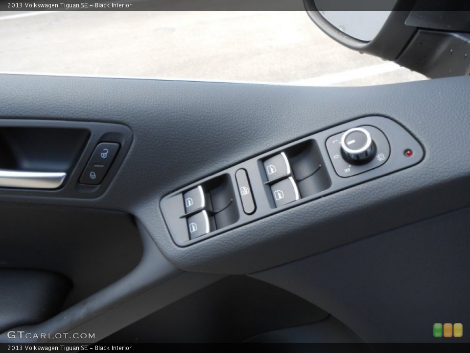 Black Interior Controls for the 2013 Volkswagen Tiguan SE #77090123