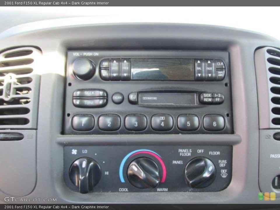 Dark Graphite Interior Controls for the 2001 Ford F150 XL Regular Cab 4x4 #77090645