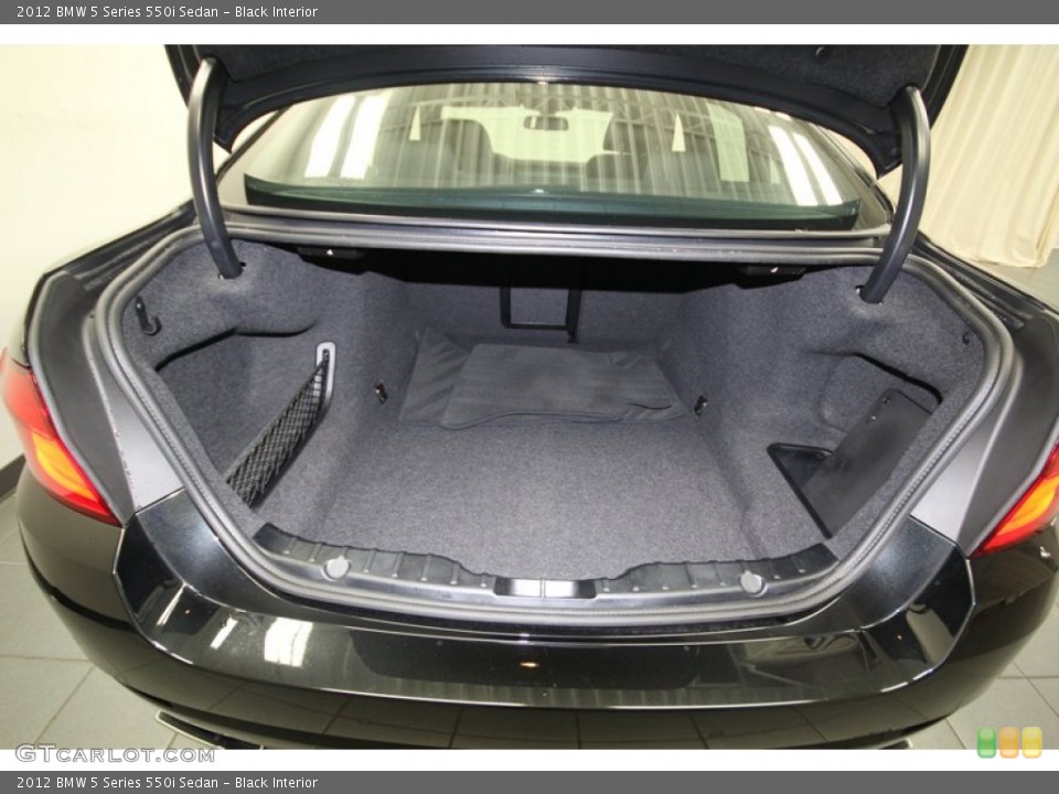 Black Interior Trunk for the 2012 BMW 5 Series 550i Sedan #77090998
