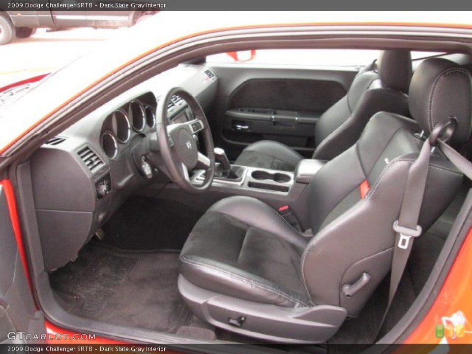 Dark Slate Gray Interior Front Seat for the 2009 Dodge Challenger SRT8 #77093197