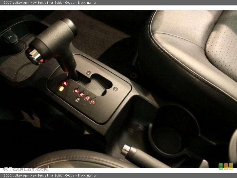 Black Interior Transmission for the 2010 Volkswagen New Beetle Final Edition Coupe #77093513