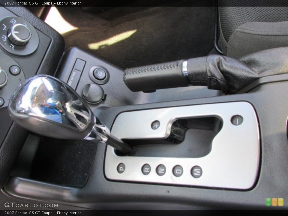 Ebony Interior Transmission for the 2007 Pontiac G6 GT Coupe #77093841