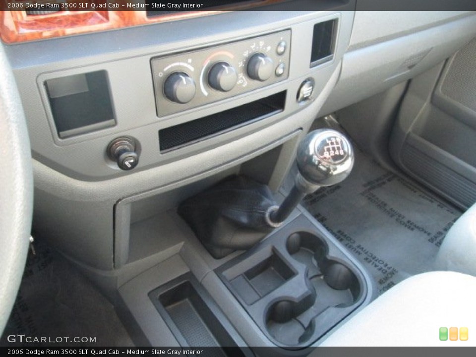 Medium Slate Gray Interior Transmission for the 2006 Dodge Ram 3500 SLT Quad Cab #77093897