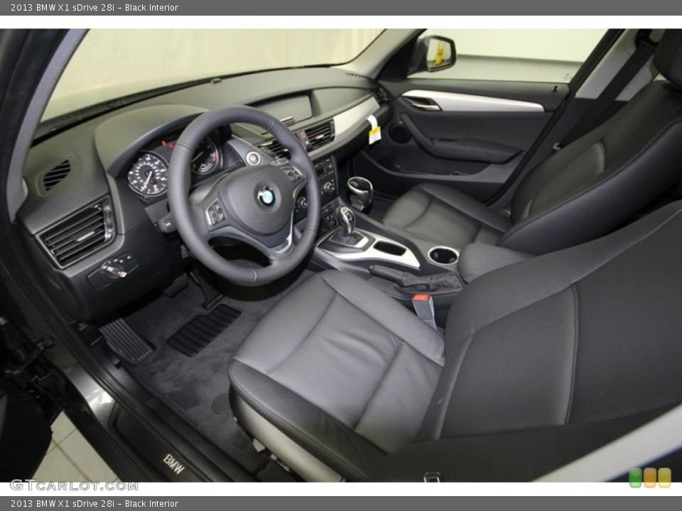 Black Interior Prime Interior for the 2013 BMW X1 sDrive 28i #77094635