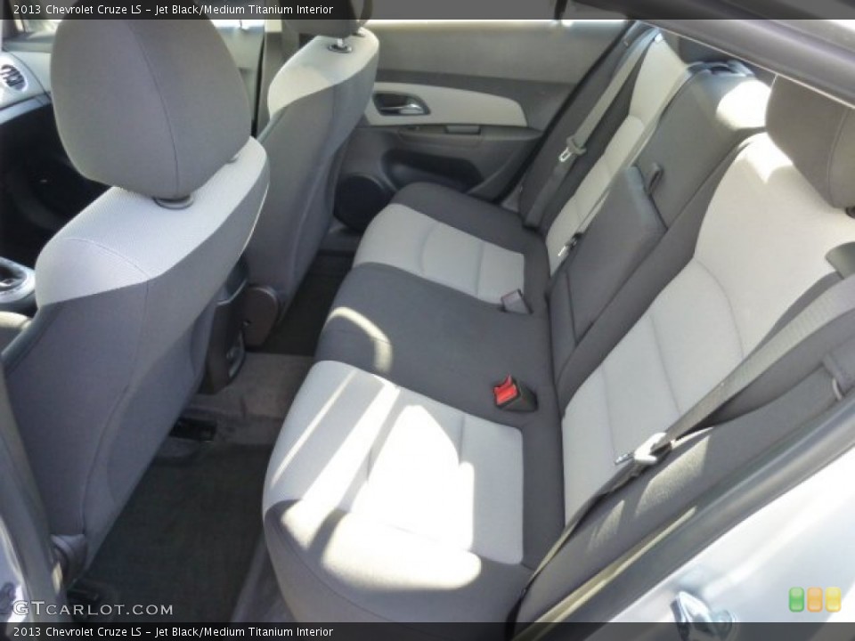 Jet Black/Medium Titanium Interior Rear Seat for the 2013 Chevrolet Cruze LS #77095859