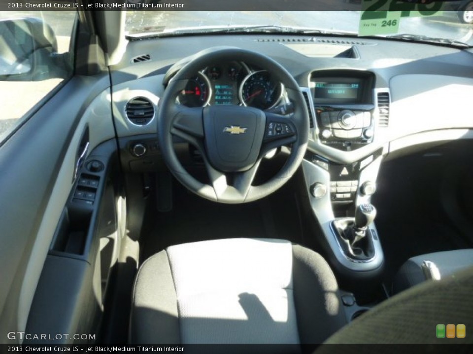Jet Black/Medium Titanium Interior Dashboard for the 2013 Chevrolet Cruze LS #77095882