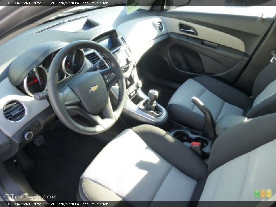 Jet Black/Medium Titanium Interior Prime Interior for the 2013 Chevrolet Cruze LS #77095924