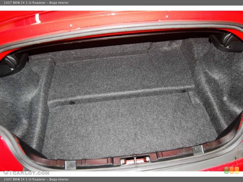 Beige Interior Trunk for the 2007 BMW Z4 3.0i Roadster #77096723