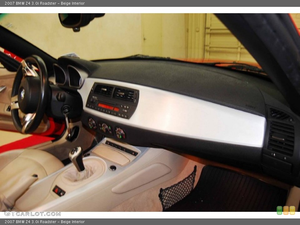 Beige Interior Dashboard for the 2007 BMW Z4 3.0i Roadster #77096771