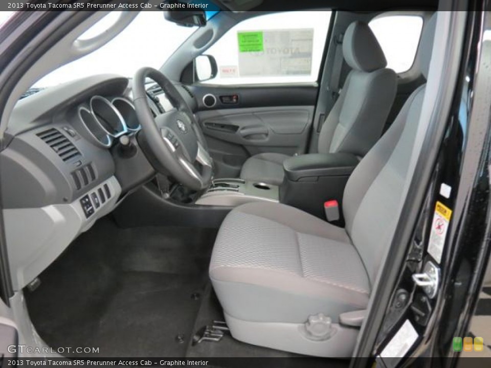 Graphite Interior Photo for the 2013 Toyota Tacoma SR5 Prerunner Access Cab #77098292