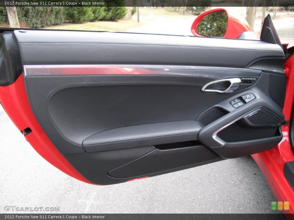 Black Interior Door Panel for the 2012 Porsche New 911 Carrera S Coupe #77098374