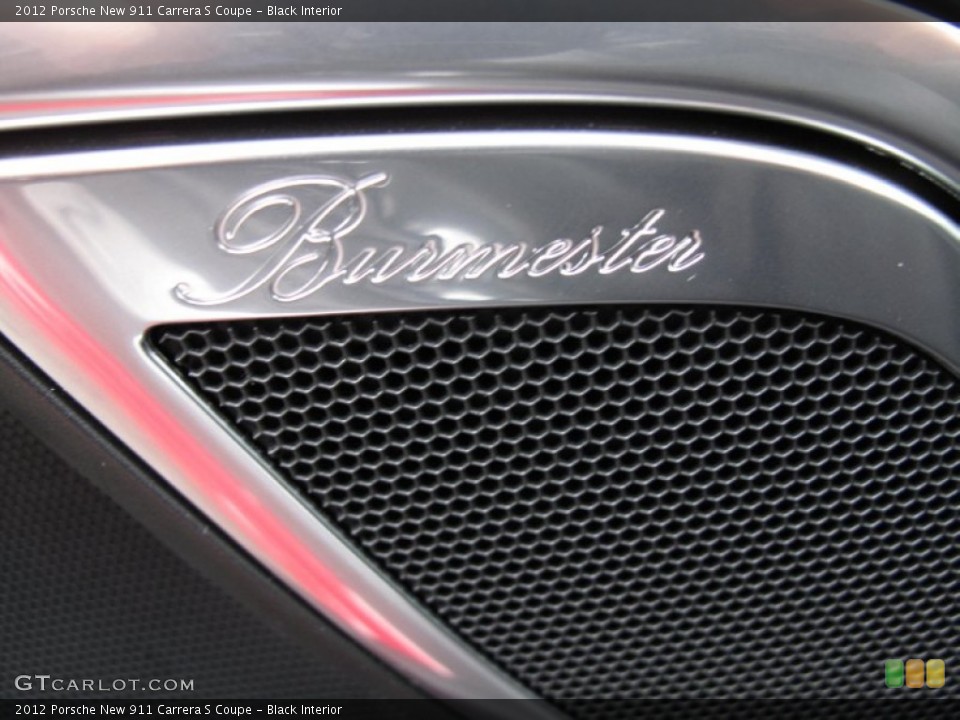 Black Interior Audio System for the 2012 Porsche New 911 Carrera S Coupe #77098586
