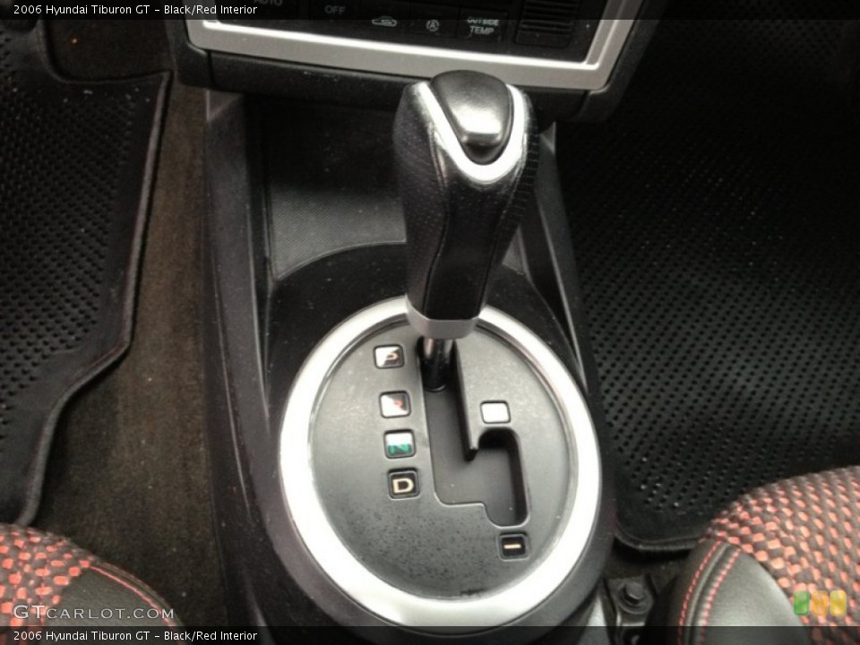 Black/Red Interior Transmission for the 2006 Hyundai Tiburon GT #77099155