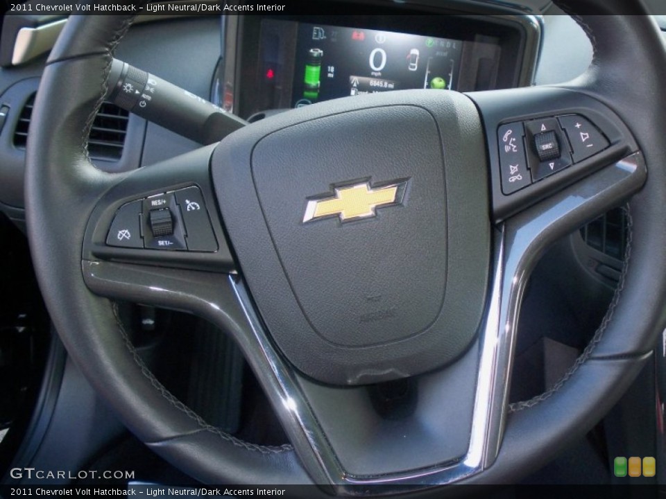 Light Neutral/Dark Accents Interior Steering Wheel for the 2011 Chevrolet Volt Hatchback #77099603