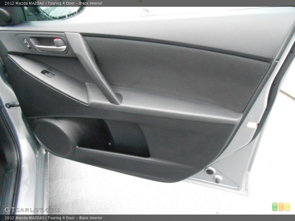 Black Interior Door Panel for the 2012 Mazda MAZDA3 i Touring 4 Door #77099862