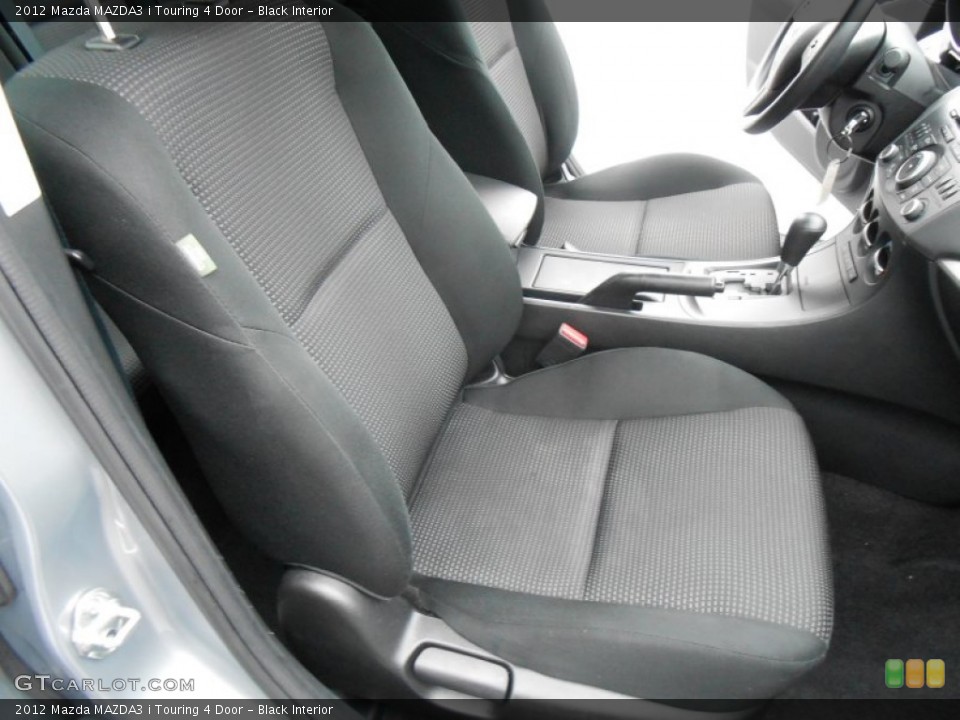 Black Interior Front Seat for the 2012 Mazda MAZDA3 i Touring 4 Door #77099897