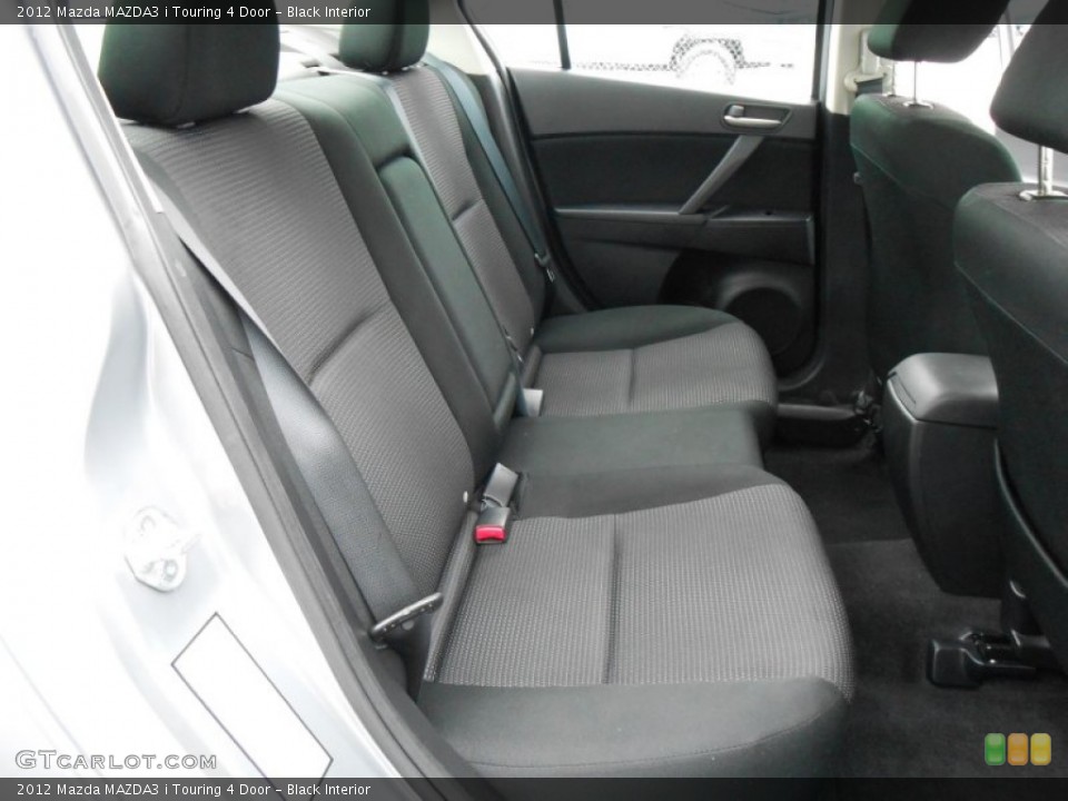 Black Interior Rear Seat for the 2012 Mazda MAZDA3 i Touring 4 Door #77099930