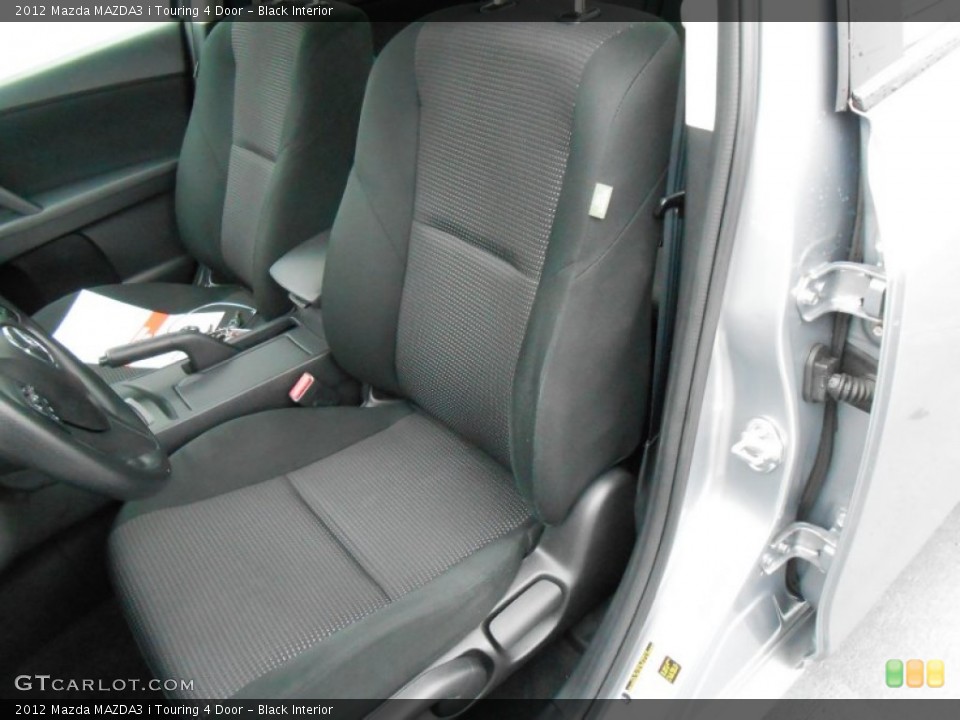 Black Interior Front Seat for the 2012 Mazda MAZDA3 i Touring 4 Door #77100020