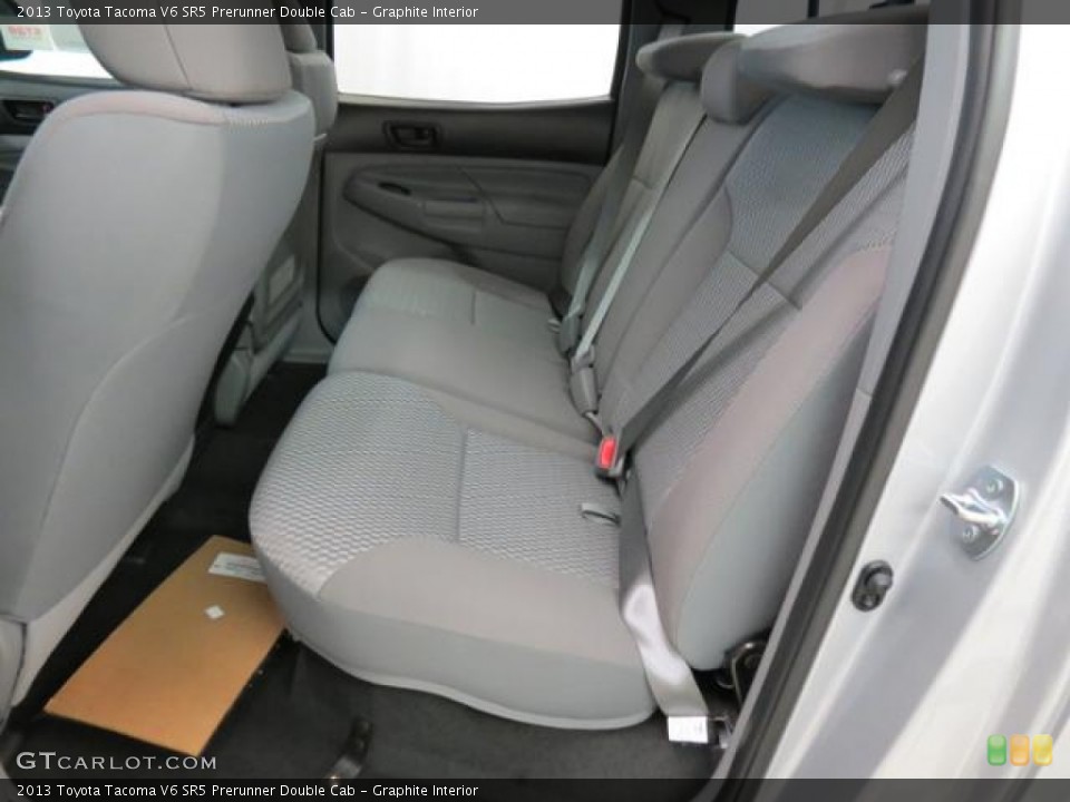 Graphite Interior Rear Seat for the 2013 Toyota Tacoma V6 SR5 Prerunner Double Cab #77100895