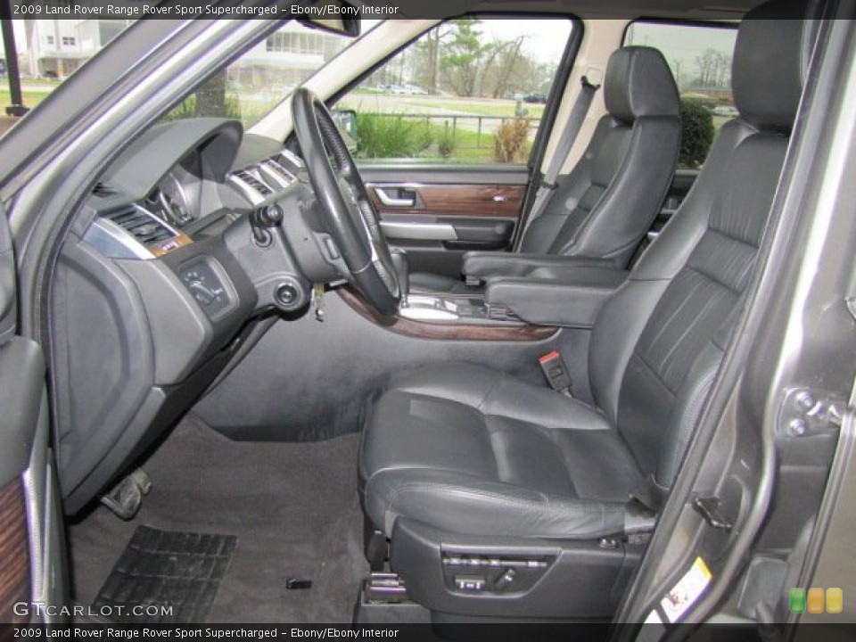 Ebony/Ebony Interior Photo for the 2009 Land Rover Range Rover Sport Supercharged #77102335