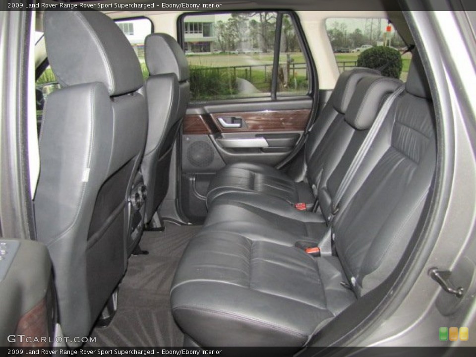 Ebony/Ebony Interior Rear Seat for the 2009 Land Rover Range Rover Sport Supercharged #77102356