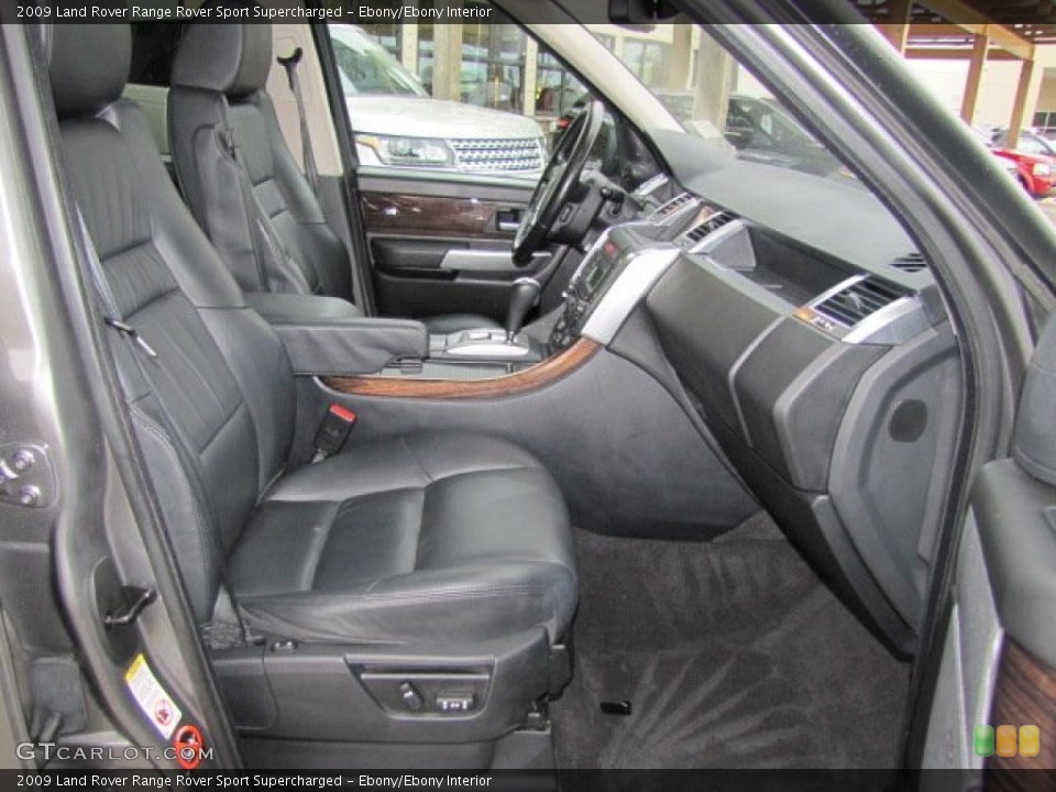 Ebony/Ebony Interior Photo for the 2009 Land Rover Range Rover Sport Supercharged #77102549